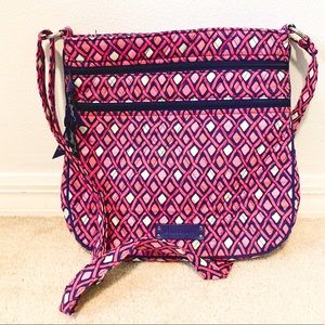 Vera Bradley Iconic Triple Zip Hipster Bag